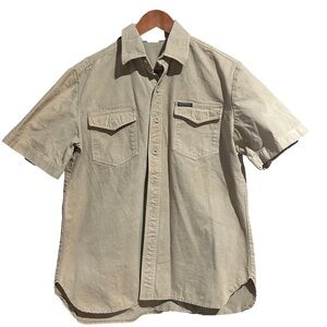 Royal Robbins Men's Beige Casual Button Down Shirt